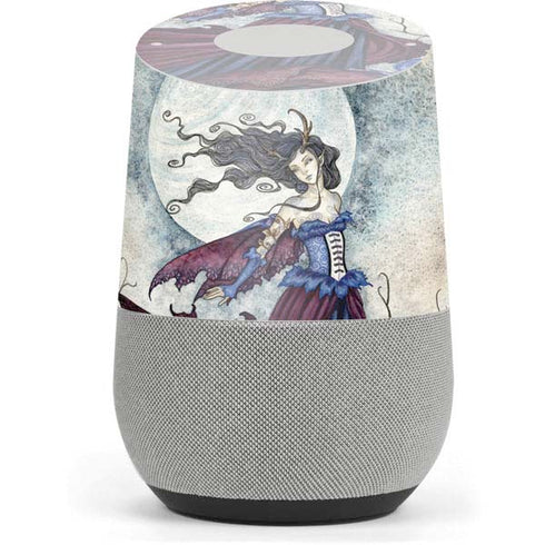 Amy Brown The Moon is Calling Fairy and Dragon Google Home Skin